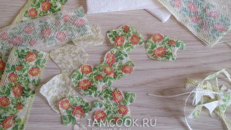 декупаж пасхальных яиц