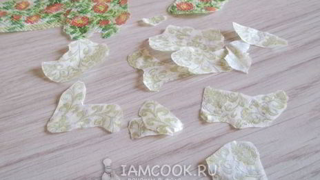 декупаж пасхальных яиц