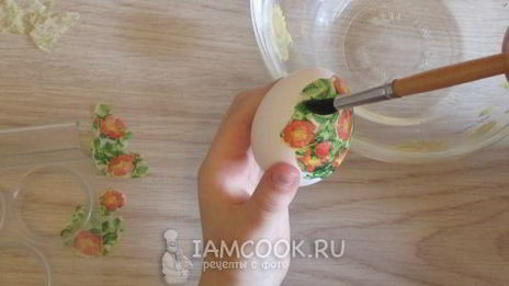 декупаж пасхальных яиц