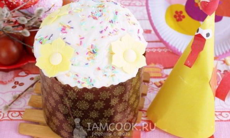 Рецепт кулича на французском тесте