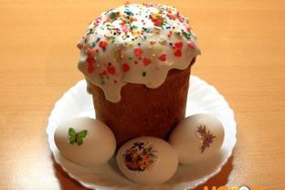 Кулич на сливках