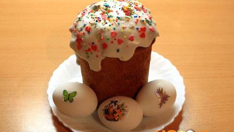 кулич на сливках