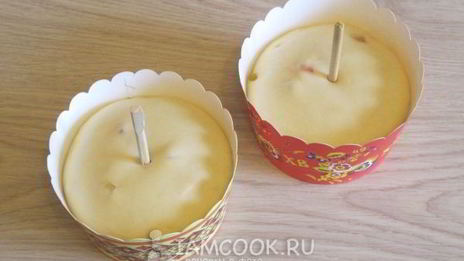 кулич на сметане с цукатами