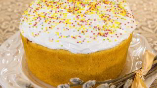 Кулич на топленом молоке