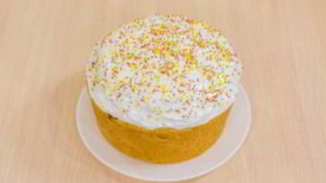 кулич на топленом молоке