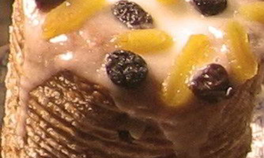 Рецепт кулича с изюмом в глазури