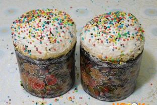 Кулич с изюмом