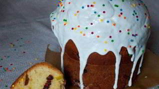 Кулич с шафраном