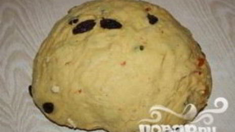 кулич с шафраном