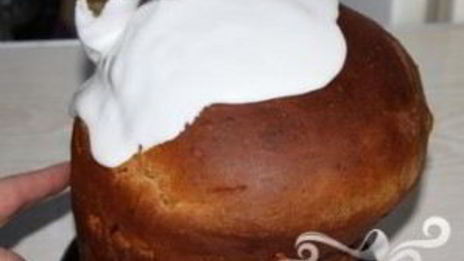 кулич с шафраном