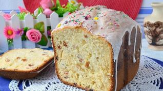 Кулич в хлебопечке на сухих дрожжах