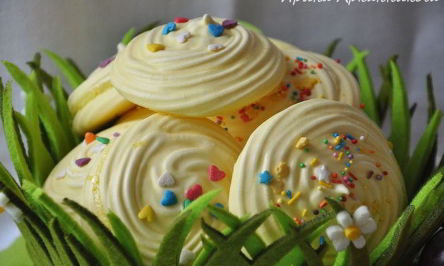 Рецепт лимонного пасхального безе