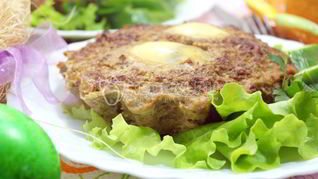 Мясное суфле с яйцом Пасхальное