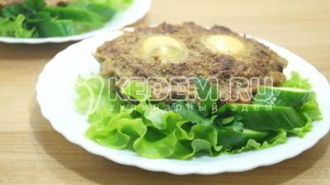 мясное суфле с яйцом пасхальное