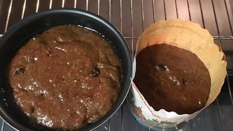 необычный шоколадный кулич