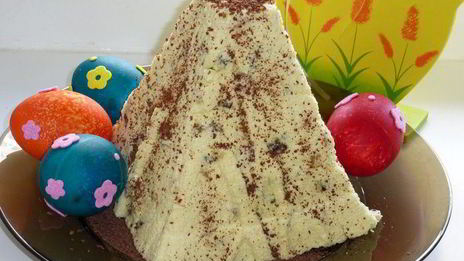 нежная заварная пасха с шафраном