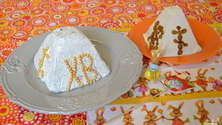 Пасха из обезжиренного творога