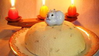 Пасха из ряженки