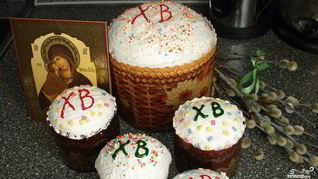 Пасха из венского теста