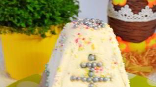 Пасха ореховая на заварных сливках