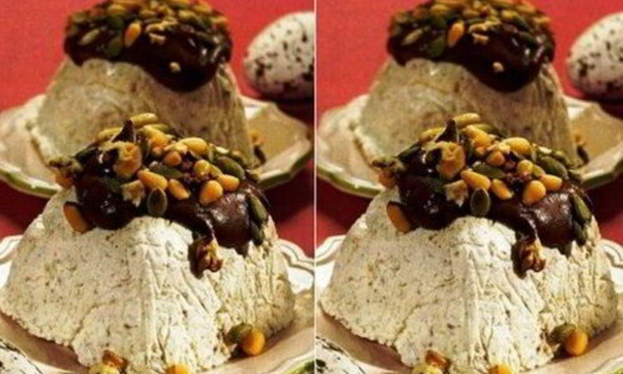 Рецепт пасхи с горьким шоколадом и орехами