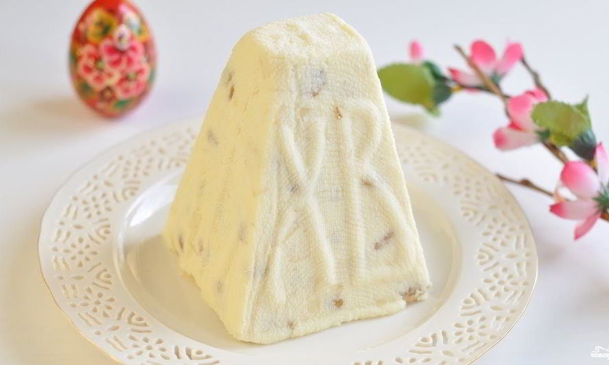 Рецепт пасхи со сливками без яиц