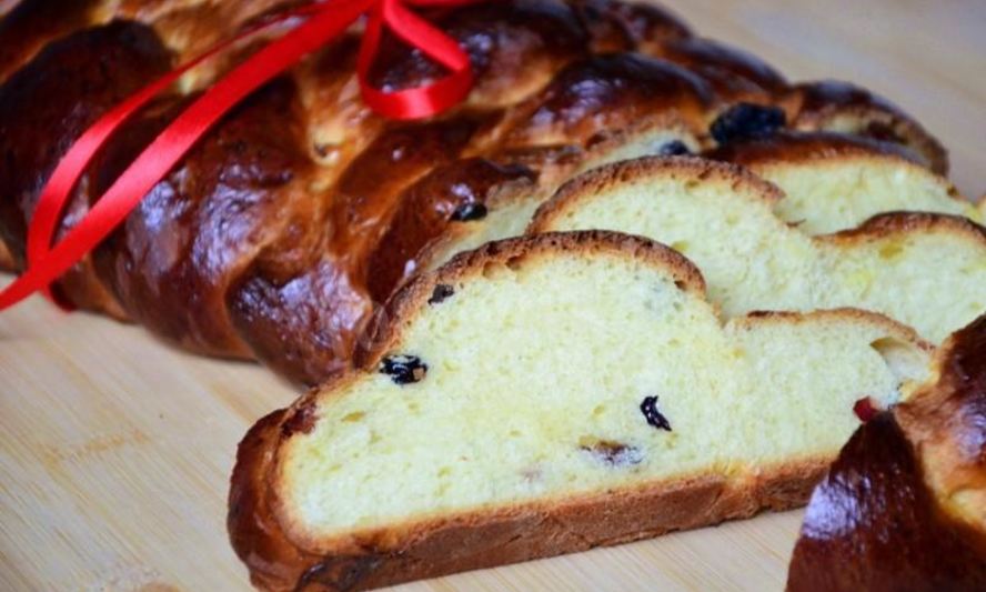 Рецепт пасхальной булки с изюмом