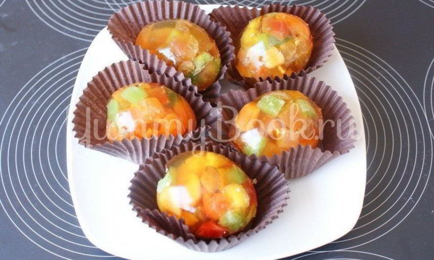 Рецепт пасхального желе с цукатами