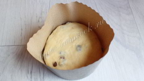 пасхальный кулич на сгущенном молоке