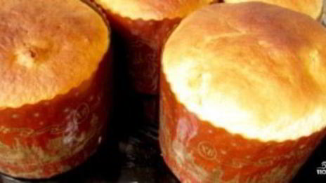 пасхальный кулич с цукатами