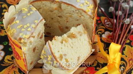 пасхальный творожный кулич