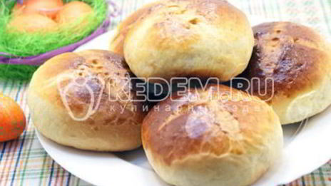 пасхальные булочки с курагой