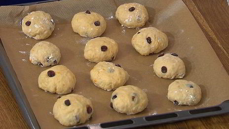 пасхальные булочки с творогом