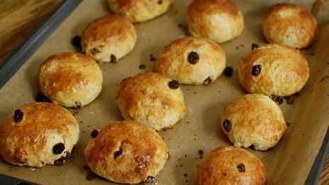 пасхальные булочки с творогом