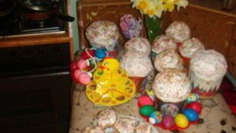 пасхальные куличи с изюмом