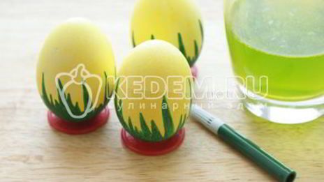 пасхальные яйца травянчики