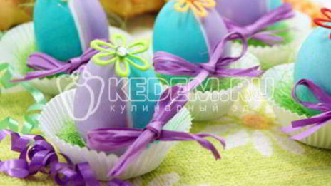 пасхальные яйца цветочки