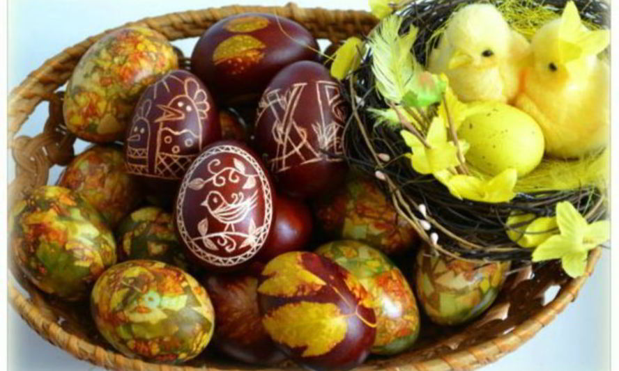 Рецепт пасхальных яиц