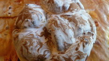 сахарная глазурь на желатине для куличей