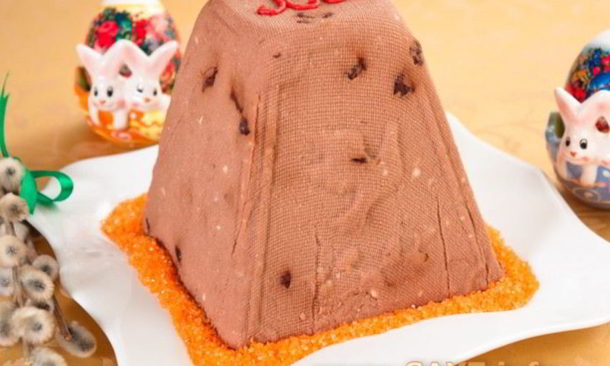 Рецепт шоколадной творожной пасхи