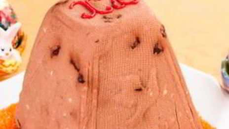 шоколадная творожная пасха