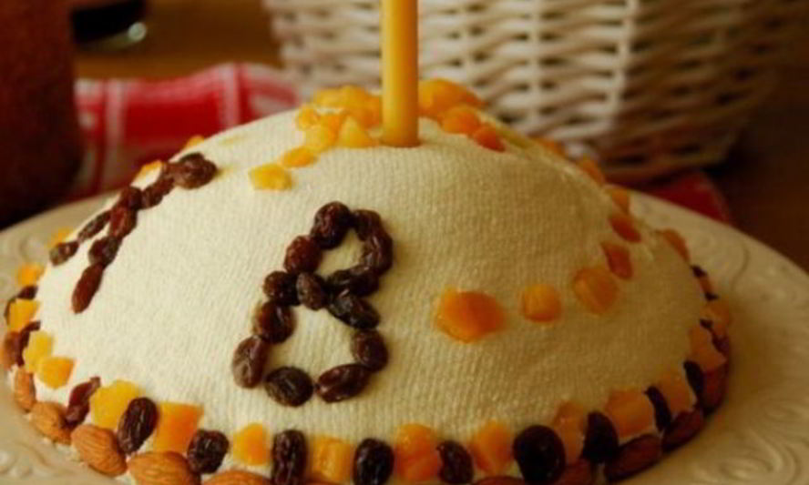 Рецепт творожной пасхи без выпечки