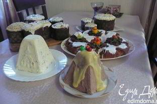 Творожная пасха с шоколадом