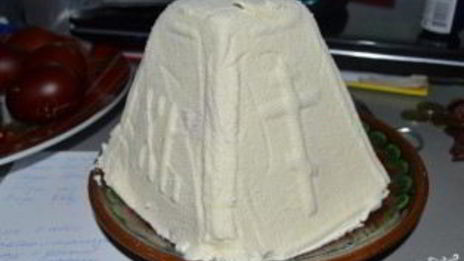 творожная пасха в брикетах