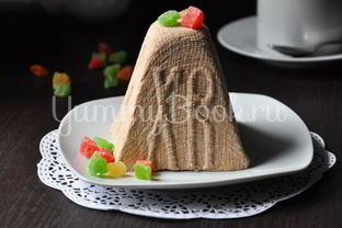 Творожная шоколадная пасха