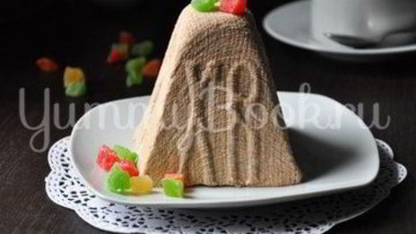 творожная шоколадная пасха