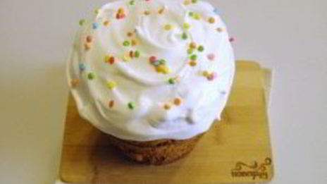 творожный кулич на пасху