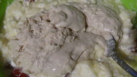 творожный кулич с итальянской меренгой