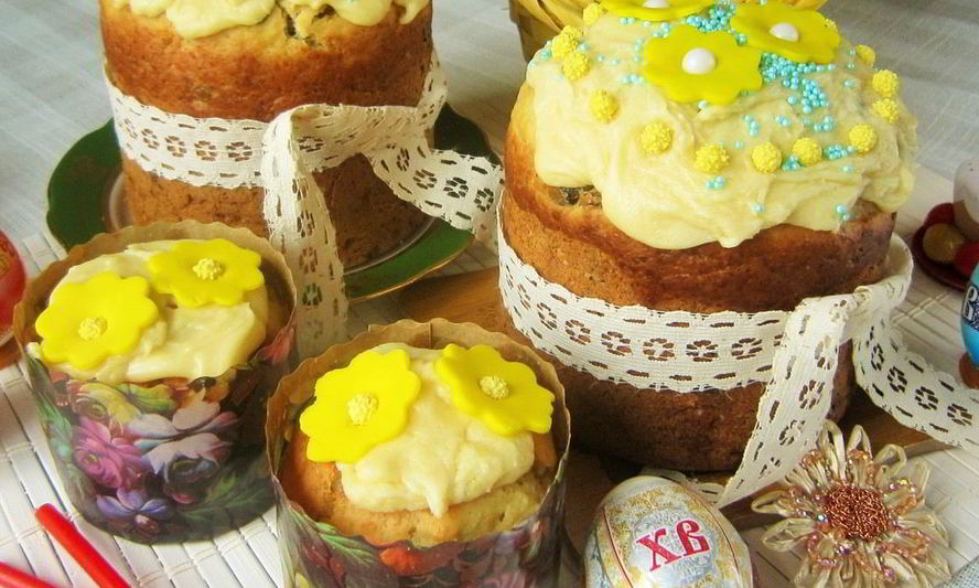 Рецепт творожного кулича с шоколадной глазурью