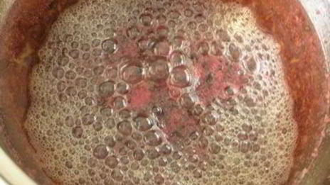 пудинг с черешней